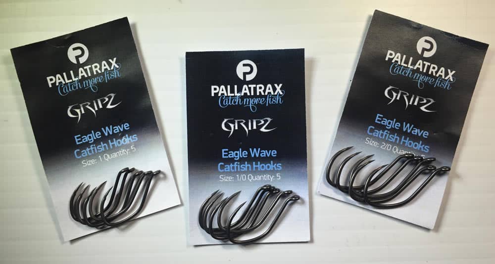 Pallatrax Gripz Catfish Hooks. Size 1/0 - Specimen Fishing UK